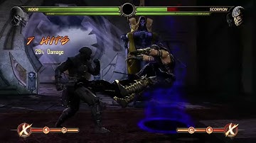 MK9 - Noob & smoke tag team combo/ they didn