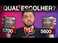 RYZEN 7 5700G vs RYZEN 5 5600G: Qual melhor CUSTO x BENEFICÍO? VEGA 7 vs VEGA 8 em GAMES, compensa?