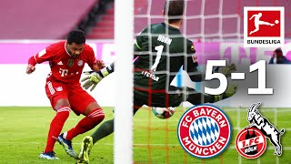 Gnabry's & Lewandowski's Brace! | FC Bayern - Köln | 5 - 1 | Highlights | Matchday 23 - Bundesliga