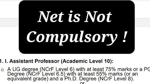 UGC DRAFT Regulation 2025 । UGC NET Not mandatory for assistant professor । NET / SET/PHD Norms 2025