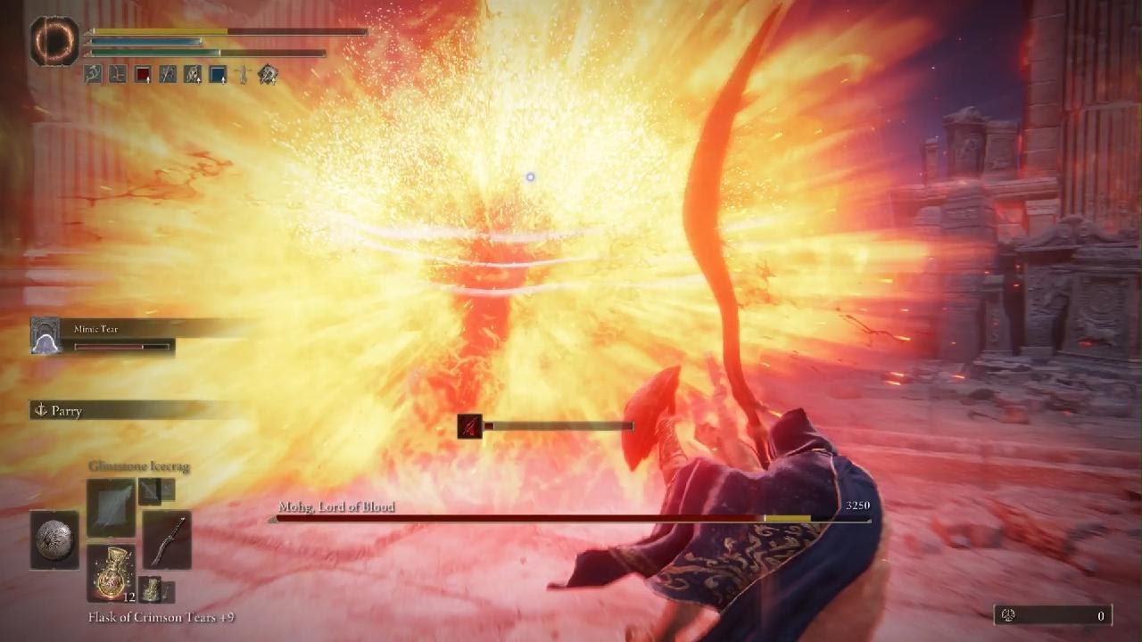 Me getting owned by Mohg for about 18 minutes