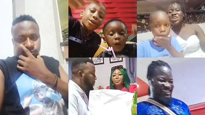 SEE AS NOLLYWOOD ACTOR, SEGUN OGUNGBE'S CHILDREN SURPRISE THEIR FATHER AS THEY STORM HIS BIRTHDAY