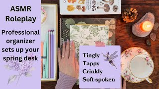 ASMR Roleplay: I Set Up Your Desk For Spring 2024 (soft spoken, personal attention, tingly)