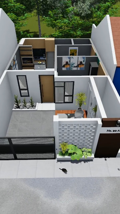 DENAH DESAIN RUMAH SUBSIDI TYPE 36 JADI KEREN #rumahminimalis #inforumah #renovasi #rumahsubsidi