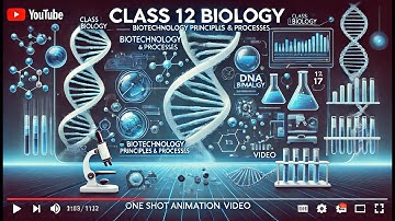 CBSE Class 12 || Biology || Biotechnology Principles & Processes || Animation || in English