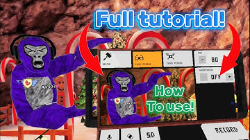 How to use the new camera mod in Gorilla Tag! Full tutorial!