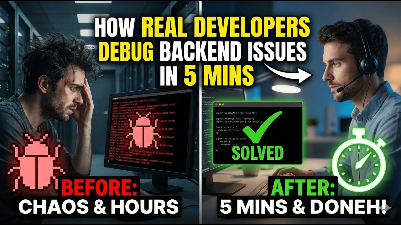 5 MINUTES to Fix Your Debugging Problems forever in Python Backend
