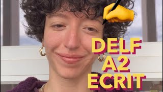 DELF A2 ECRIT ✍️ | Cours de français