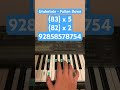 How To Play Fallen Down from Undertale | Easy Piano Tutorial #shorts