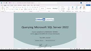Querying Microsoft SQL Server