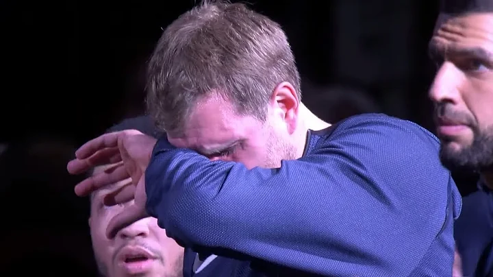 Dirk Nowitzki IN TEARS After Spurs Tribute Video! Final NBA Game - DayDayNews