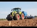 Claas Axion mit Köckerling Vitu [Claas tractor with Köckerling seeder]