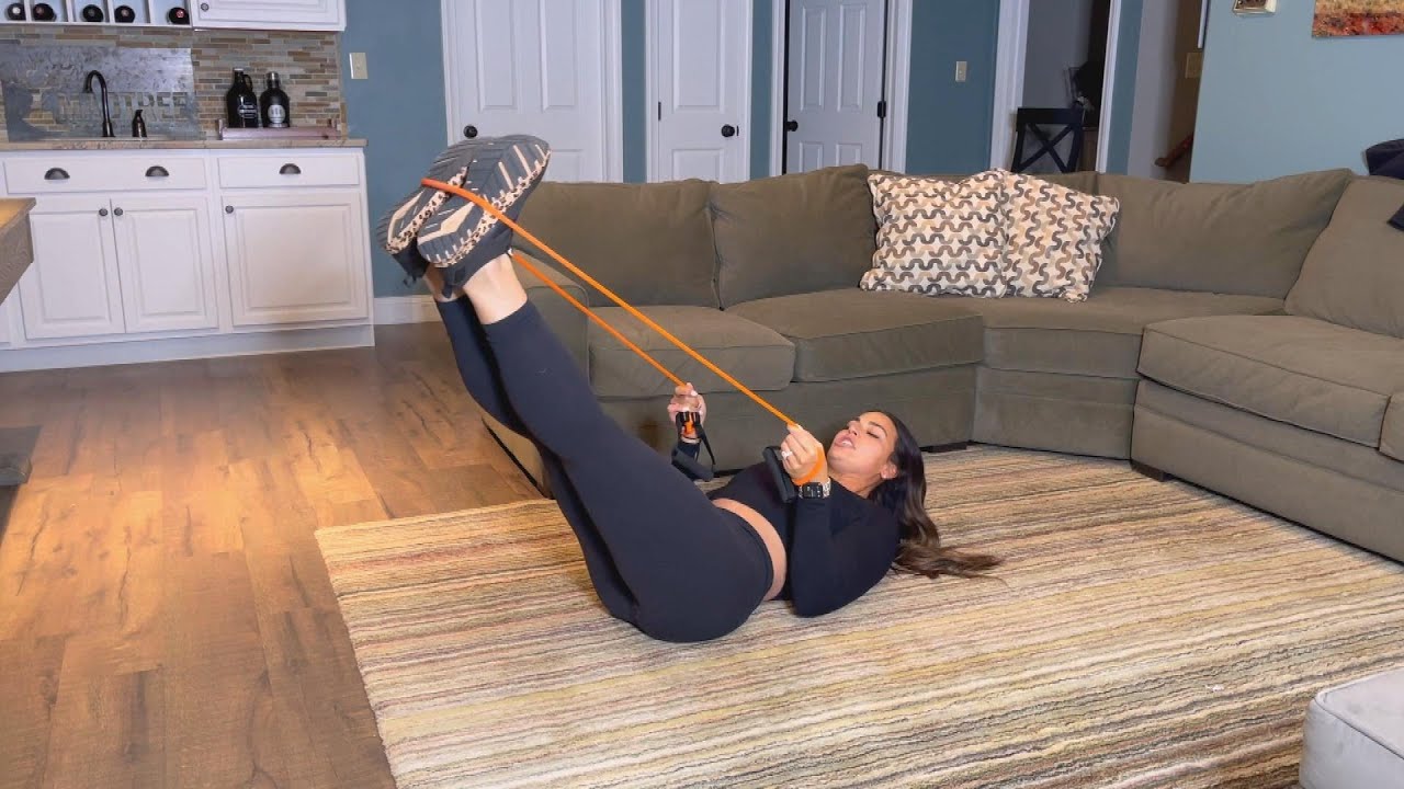 At-Home Resistance Band Workout That Mimics Gym Exercise Machines | Biggest Loser Trainer Erica L… | Rachael Ray Show