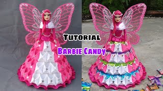 IDE KREATIF || TUTORIAL BARBIE CANDY | TUTORIAL TEMPAT PERMEN BARBIE | DIY BARCAN