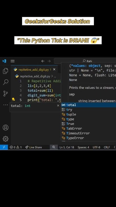 💡 Most Beginners Miss This Python Trick! #python #shorts #coding # ...