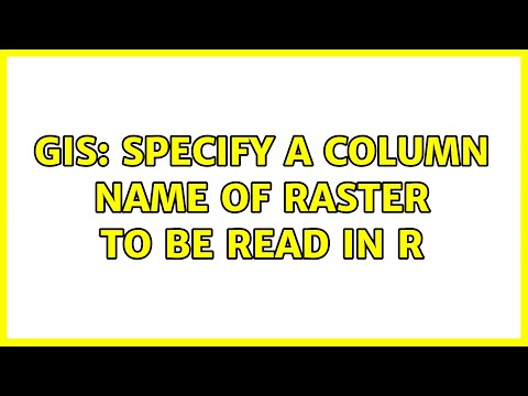 GIS: Specify a