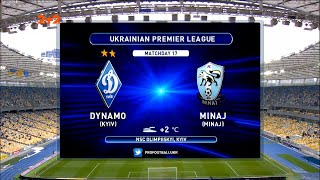 УПЛ | Чемпионат Украины по футболу 2021 | Динамо - Минай - 3:0. Обзор матча