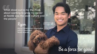 Watch Ryan s career journey with Nestle Purina Australia