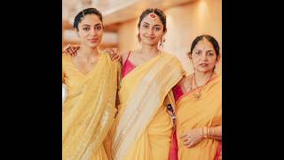 Actress Sobhita Dhulipala Enjoying Haldi Function With Her Family Unseen Beautiful Photos