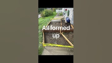 Concrete walkway section replacement