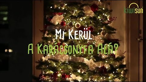 Mi kerül a karácsonyfa alá?