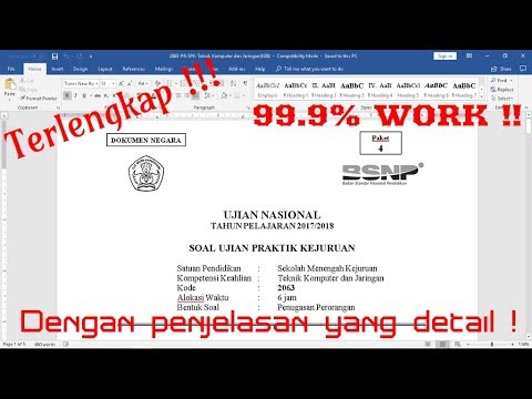Kupas Tuntas Pembahasan Soal Ukk Tkj 2017 2018 Paket 4 Mikrotik Youtube