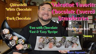 Chocolate dipped Strawberries, The Best Chocolate Covered Strawberries, Chocolate strawberries.