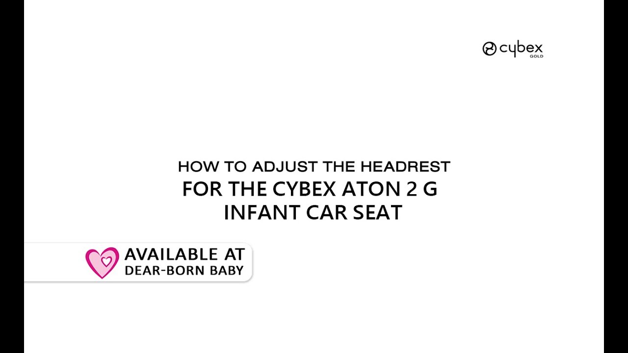 [HowTo] Adjust the headrest of the CYBEX Aton 2 G Infant Car Seat