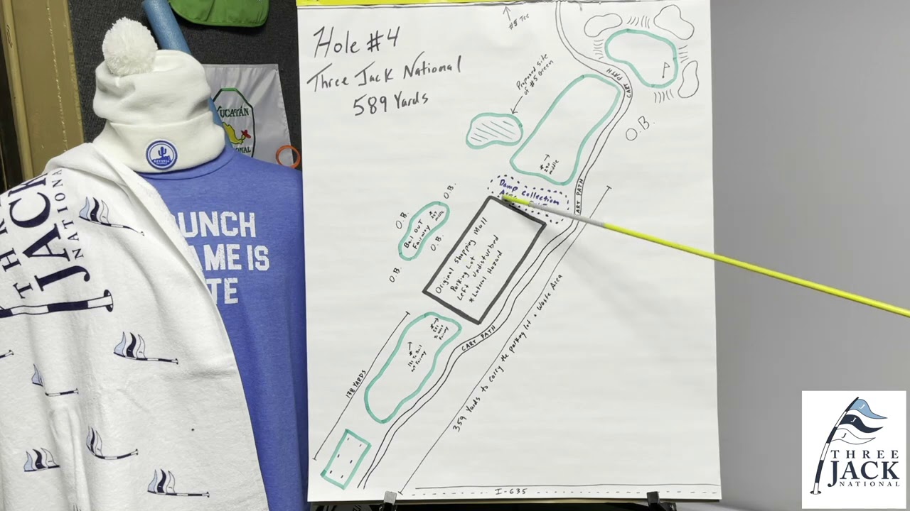 Sneak Peek: Three Jack National's Par 5 4th Hole. - YouTube