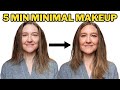 I Minimized My Makeup Routine To 5 Minutes! (5 min beauty routine, 40+)