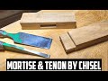 How to make mortise and tenon by chisel | wood joint | making mortise and tenon with out power tools