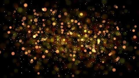 Free Background particle Hd Golden | Royalty free | moving and flicker particles
