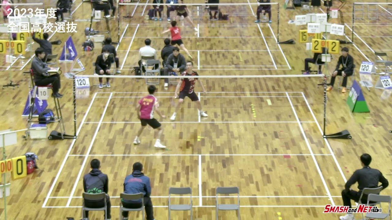 【高校選抜2023年度】男子Ｓ2回戦 澤田修志(埼玉栄)vs 西尾寿輝(東大阪柏原)