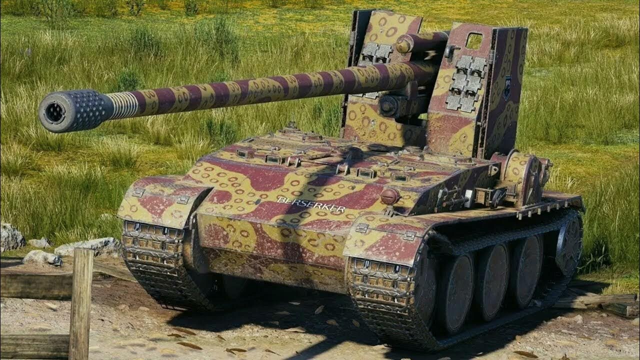 Wot 15. Пт САУ Grille 15. Гриль 15 танк. Ворлд оф танк гриль 15. Танк гриль 15 в World of Tanks.