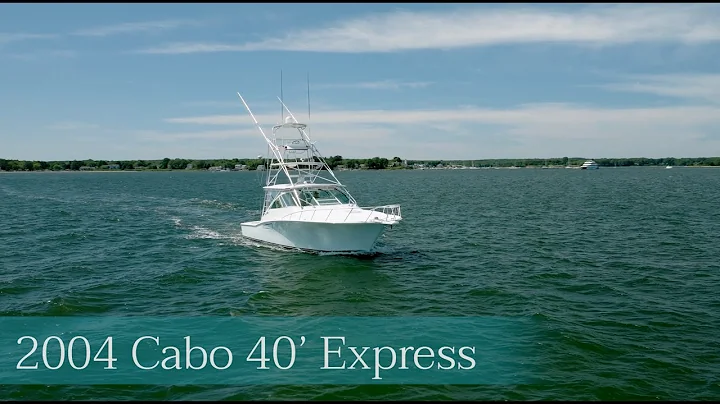 2004 Cabo 40' Express - For Sale with HMY Yacht Sales