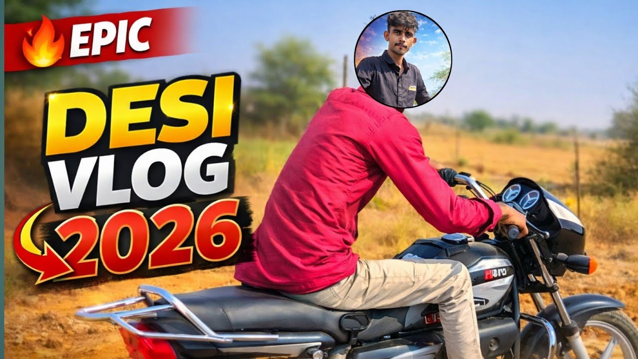 Epic Desi Vlog 2026 🔥 Village Life + Bike Ride