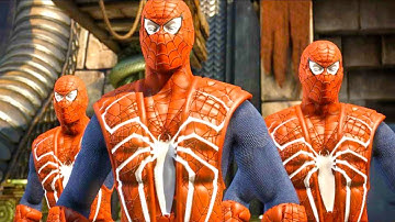 Mortal Kombat XL - Spider-Man Triborg Costume Skin Mod Performs Intros On All Stages 4K Mods