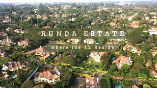 Drive around and Drone shots of one of the Wealthiest Suburbs in Africa, Runda in Nairobi Kenya