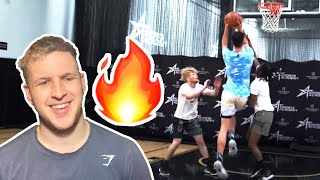 T JASS \& POLO G WENT CRAZY | 2v2 Basketball Game in LA | Jack Reacts