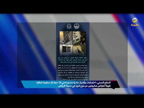 Civil Defense Responds to Report of Falling Fragments from a Ballistic Missile Launched by the Ho...