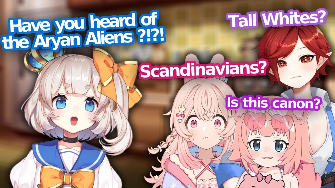 Пиппа, MariMari_EN, Хинабобина и Хрому разговаривают на «девчачьем» языке!