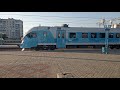 Прибытие электропоезда ЭП2Д на станцию Евпатория - Курорт КЖД(ЮППК) 2020