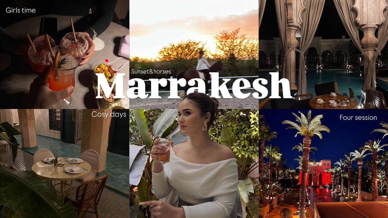 Aesthetic & Cozy Marrakesh Vibes | أجواء ف مراكش مع صحاباتي ☀| 🎀🌇🧺