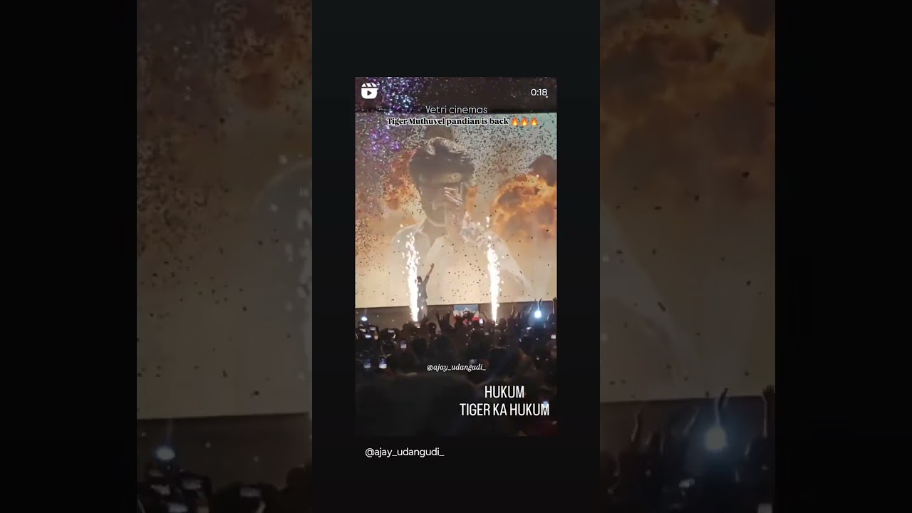 Theater reaction after watching Rajni sir is back TIGER KA HUKUM 