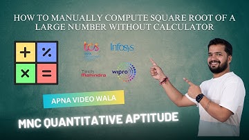 How to manually compute square root of a large number without calculator