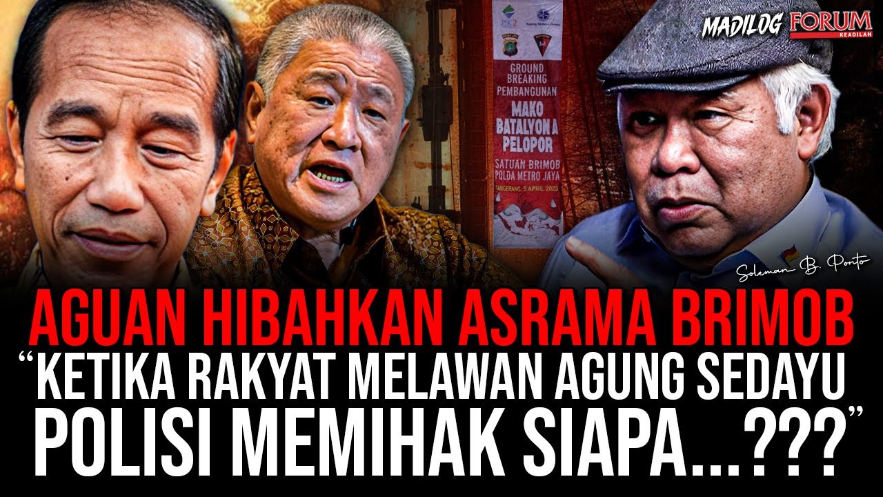 LAKSAMANA SOLEMAN PONTO: JOKOWI TORPEDO UNDANG-UNDANG UNTUK SI ANAK EMAS (POLRI)