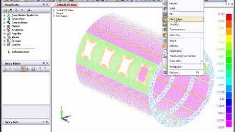 FEMAP V10.1 - Model Data Contour