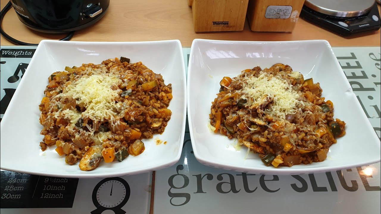 PINCH OF NOM Bolognese Risotto YouTube