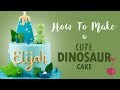 Cute Dinosaur Cake Tutorial | How To | Cherry School