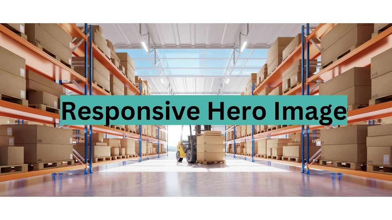 How to Create a Responsive Hero Image using HTML & CSS - YouTube